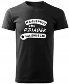 Koszulki męskie - Koszulka Dzień Dziadka Najlepszy Dziadek L Z1 - miniaturka - grafika 1