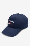Czapki damskie - Reebok RBH1200-AW24 Granatowy - miniaturka - grafika 1