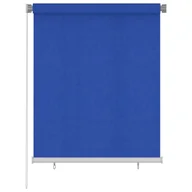 Rolety - vidaXL Roleta zewnętrzna, 120x140 cm, niebieska, HDPE - miniaturka - grafika 1