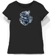 Koszulki i topy damskie - Koszulka damska czarna z Motywem Srebrnego Motocykla XL - miniaturka - grafika 1