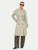Kurtki damskie - ONLY Trencz Leja 15336402 Beżowy Regular Fit - miniaturka - grafika 1