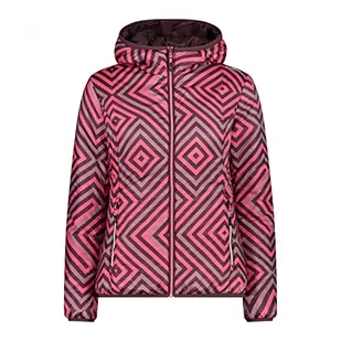 CMP - Odwracalna kurtka damska z kapturem, Plum-Fard-Pink Fluo, 42 - Kurtki damskie - miniaturka - grafika 1