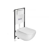 Stelaże i zestawy podtynkowe do WC - VITALLE A893104731 Zestaw podtynkowy PALO: stelaż, miska i deska - miniaturka - grafika 1