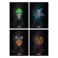 Zeszyty szkolne - Herlitz Zeszyt A4/60K kratka Game Avatars (5szt) - - miniaturka - grafika 1