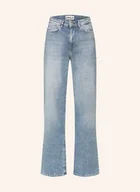 Spodnie damskie - Only Jeansy Wide Leg Madison blau - miniaturka - grafika 1