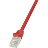 Patchcordy - LogiLink Patchcord CP2064U CAT.6 U/utp 3m, czerwon - miniaturka - grafika 1