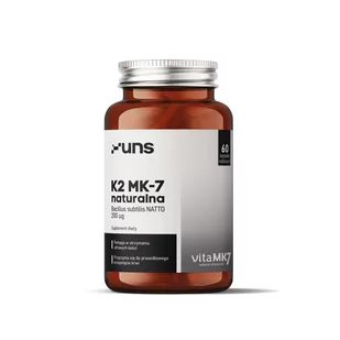 UNS K2 Mk-7 Naturalna 60vegcaps - Witaminy i minerały dla sportowców - miniaturka - grafika 1
