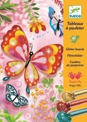 Zabawki kreatywne - Djeco Zestaw artystyczny z brokatem Motyle - miniaturka - grafika 1