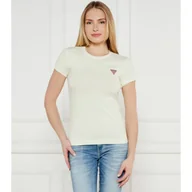 Koszulki i topy damskie - GUESS T-shirt Slim Fit stretch - miniaturka - grafika 1