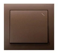 Wyłączniki światła i elektryczne - Ospel Kier brązowy łącznik schodowy ŁP-3W/52 ŁP-3W/52 - miniaturka - grafika 1