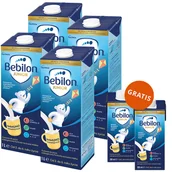 Mleko modyfikowane - Zestaw Bebilon Junior do picia, wzbogacona formuła na bazie mleka dla dzieci 2-6 lat, 4 x 1 l + 2 x 200 ml gratis - miniaturka - grafika 1