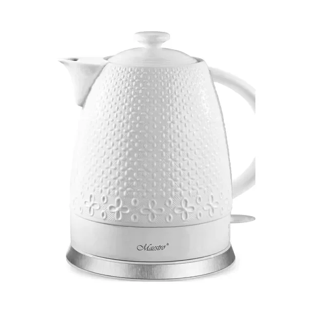 Czajnik elektryczny ceramiczny biały 1.5L 1500W MAESTRO