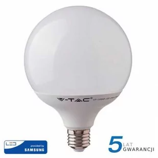 V-TAC Żarówka LED SAMSUNG CHIP 18W E27 GLOBE G120 VT-288 3000K 2000lm - Żarówki LED - miniaturka - grafika 1