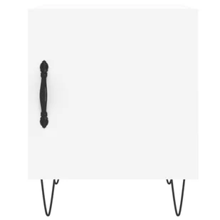 Szafki nocne, 2 szt., białe, 40x40x50 cm Lumarko! - Szafki nocne - miniaturka - grafika 5