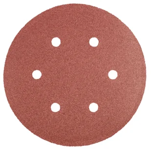 Krążki ścierne 150 mm, K120, 5 szt,, z 6 otworami GRAPHITE - Materiały ścierne - miniaturka - grafika 1