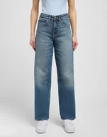 Spodnie damskie - SPODNIE JEANSY DAMSKIE PROSTE SZEROKIE LEE RIDER LOOSE 112354455 28/31 - miniaturka - grafika 1