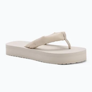 Japonki damskie Calvin Klein YW0YW01723 Beach Sandal Flatform Ttxr Satin triple eggshell - Klapki i japonki damskie - miniaturka - grafika 1