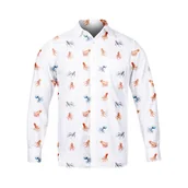 Koszule męskie - Koszula męska Ośmiornice - miniaturka - grafika 1