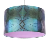 Lampy stojące - Różowa lampa wisząca z okrągłym kloszem - S389 F5-C15 - miniaturka - grafika 1