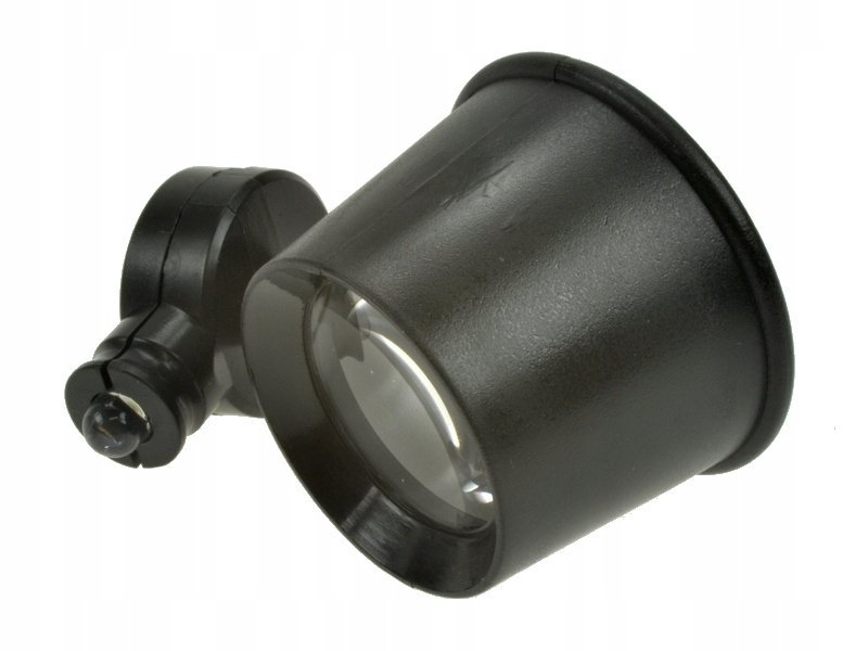 Lupa zegarmistrzowska x6 fi 25mm +LED