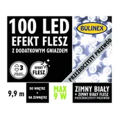 Oświetlenie świąteczne - Lampki choinkowe flesz LED 100 sztuk migające BULINEX - miniaturka - grafika 1