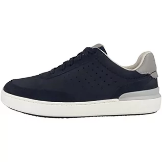 Trampki męskie - Clarks Courtlite Tor tenisówki męskie, Navy Combi, 41.5 EU - grafika 1