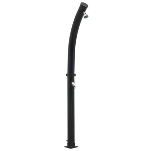 vidaXL Prysznic solarny, czarny, 214 cm, 20 L - Akcesoria do basenów - miniaturka - grafika 1