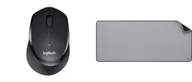 Myszki - Logitech B330 Silent Plus 910-004913 + Studio Series - MID GREY 956-000052 - miniaturka - grafika 1