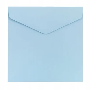KOPERTA OZDOBNA 160x160mm NIEBIESKI SATYNOWANY GŁADKI 130g 10szt. - Koperty - miniaturka - grafika 1