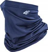 Apaszki i szaliki damskie - Chusta wielofunkcyjna bandana termoaktywna komin 4F U075 granatowy - miniaturka - grafika 1