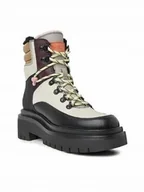 Botki damskie - Pepe Jeans Botki Damskie Beżowe Ocieplane Zimowe 38 Awb - miniaturka - grafika 1