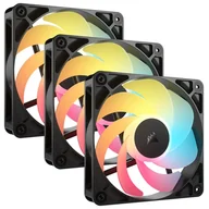 Wentylatory komputerowe - Corsair RS120-R ARGB Obudowa komputera Wentylator 12 cm Czarny 3 szt. CO-9050196-WW - miniaturka - grafika 1