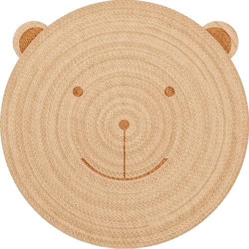 Viniliko, Dywan winylowy niedźwiedź Adrian [Diam] 100 cm