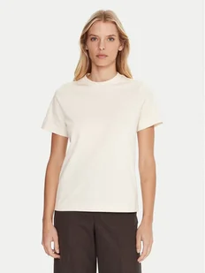 Lacoste T-Shirt TF0355 Beżowy Regular Fit - Koszulki i topy damskie - miniaturka - grafika 1