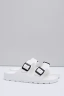 Klapki i japonki męskie - Męskie Białe Ogrodowe Lekkie Klapki - miniaturka - grafika 1