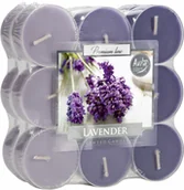 Świece - Bispol Podgrzewacze zapachowe 4H PP LAWENDA 18szt BISPOL2450 - miniaturka - grafika 1