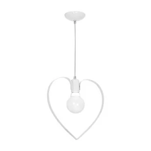 Milagro Dziecięca lampa wisząca LOVE 1xE27/60W/230V biała - Lampy sufitowe - miniaturka - grafika 1