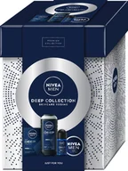 Zestawy kosmetyków męskich - Nivea Zestaw Deep Collection: Deo AP 50 ml + Krem uniw. 75 ml + SG 250 ml + Woda A/S 100 - miniaturka - grafika 1
