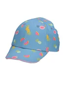 Czapki damskie - Sterntaler Dziewczęca czapka baseballowa Tropic czapka bejsbolowa, średni niebieski, 49 cm - miniaturka - grafika 1