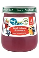 Koncentraty warzywne, przeciery - MUS Jab��ko - Truskawka - Jagoda BEZ Dodatku Cukr��w Bezglutenowy OD 6 Miesi��ca BIO 120 g - Freche Freunde - miniaturka - grafika 1