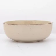 Miski i półmiski - Miska porcelanowa Reactive Ivory 16 cm 700 ml nakrapiana beżowy - miniaturka - grafika 1