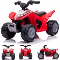 Pojazdy elektryczne dla dzieci - Samochód Na Akumulator Quad Honda H3 Trx Czerwony - miniaturka - grafika 1