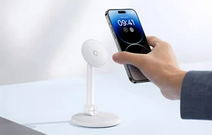 Magnetyczny uchwyt na telefon Baseus MagPro (biały) - Uchwyty samochodowe do telefonów - miniaturka - grafika 9