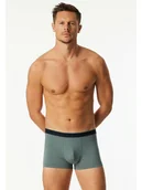 Majtki męskie - Schiesser Bokserki w kolorze zielonym - miniaturka - grafika 1