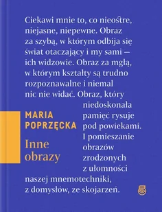 Inne obrazy - Maria Poprzęcka - książka - Książki o kulturze i sztuce - miniaturka - grafika 1