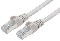 Kable miedziane - PremiumCord Kabel Sieciowy, Ethernet, LAN & Patch Kabel CAT6a, Ekranowanie S-FTP PIMF, LSOH, Szybki, Elastyczny i Wytrzymały Kabel RJ45 10Gbit/s, AWG 26/7, Kabel Miedziany 100% Cu, Szary, 1 m - miniaturka - grafika 1