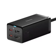 Ładowarki do telefonów - Baseus Ładowarka sieciowa GaN5 Pro 2xUSB-C + USB + HDMI, 67W (czarna) - miniaturka - grafika 1