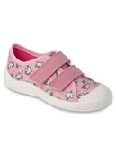 Kapcie damskie - Dziewczęce kapcie różowe Befado - miniaturka - grafika 1