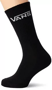Vans Skarpety męskie Crew (US 9-13, 3-pak) czarne, 2, jeden rozmiar (EU 42-47), czerń 2, Rozmiar uniwersalny - Skarpetki damskie - miniaturka - grafika 1