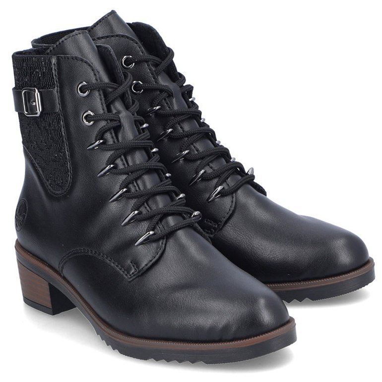 Trzewiki damskie Rieker Y0500-00 BLACK 39